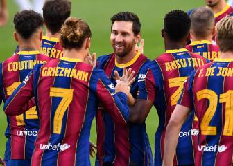 Messi, vuelta al nueve líquido