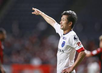 Miura, el jugador más longevo en la historia del fútbol