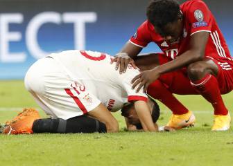 En Nesyri rompió a llorar tras la derrota ante el Bayern