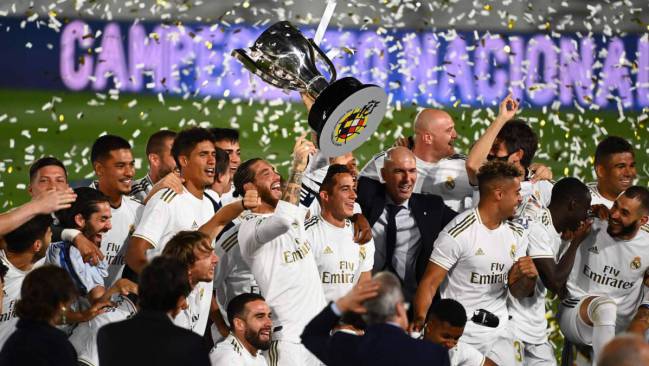 El Madrid ganó su 34ª Liga en la temporada pasada.