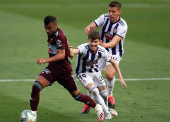 El Celta ha puntuado en 18 de sus 30 visitas a Valladolid