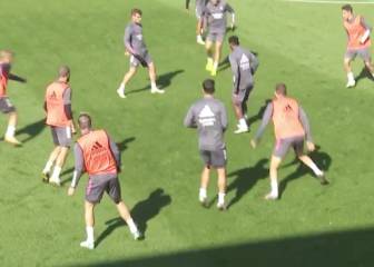 El Real Madrid se entrenó con las miradas puestas en el Villamarín