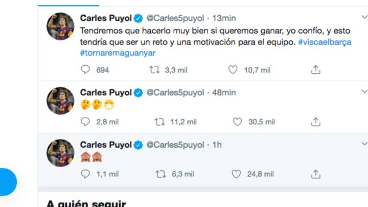 Dardo de Puyol en Twitter: "Tendremos que hacerlo muy bien…"