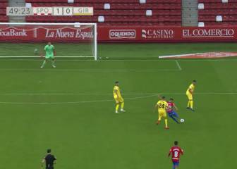 Zapatazo descomunal de Djuka de los que se disfrutan: si él está a ese nivel, ojo con el Sporting