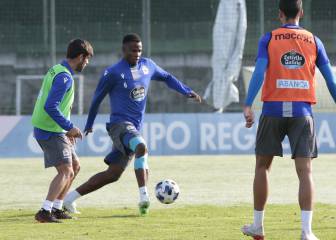 El Deportivo empieza la semana con Uche Agbo... y con Keko