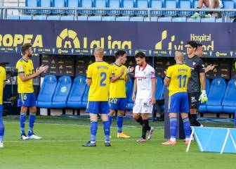 El Cádiz, en LaLiga Santander con un once de Segunda