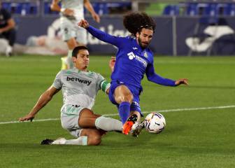 La efectividad del Getafe liquida al Betis en 45 minutos