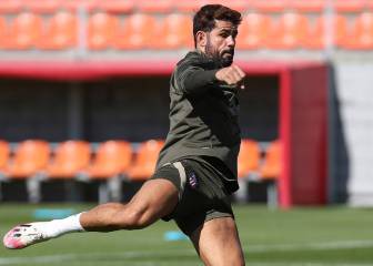 El Atlético afina detalles para el partido contra el Huesca