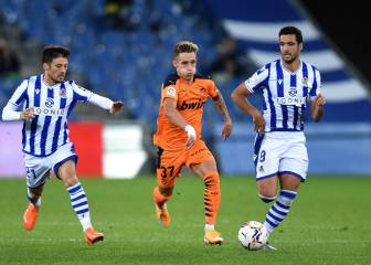 Álex Blanco debutó con el Valencia: 