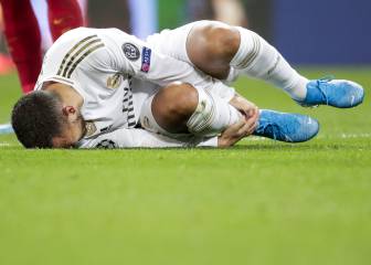 Injury-hit year for Hazard at Real Madrid