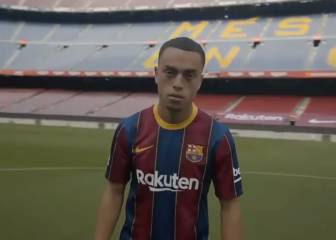 Sergiño Dest ya ha pisado el césped del Camp Nou