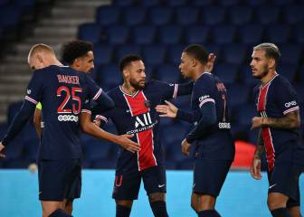 El PSG golea al Angers al son de Mbappé y Neymar