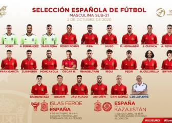 Brahim y Fran García, novedades en la Sub-21