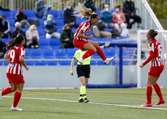 Estreno goleador de Deyna en la victoria del Atlético en Barcelona