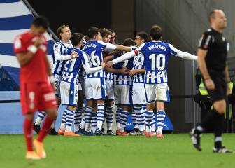 Oyarzabal se exhibe, Portu alardea