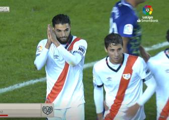 El Rayo golea al Málaga