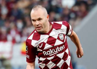 El Vissel Kobe del goleador Iniesta gana en Yokohama
