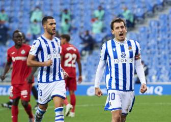 El 1x1 de la Real: Oyarzabal celebra a lo grande su partido 200