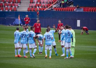 1x1 del Celta: Partido horroroso de un equipo que entra en crisis