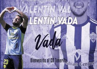 Valentín Vada, nuevo refuerzo del Tenerife