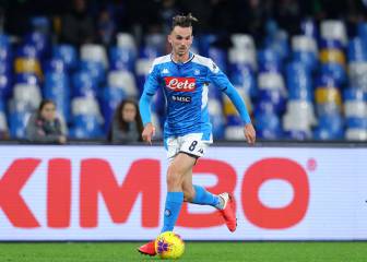 Los jugadores del Nápoles, en cuarentena: Fabián no puede viajar con España
