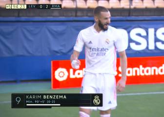 Volvió el Benzema superclase: solo en el área, enganche y definición perfecta