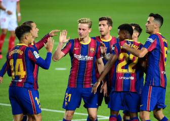 El Barça de Koeman se atasca ante un Sevilla valiente