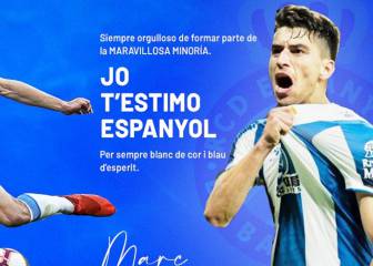 Roca se despide del Espanyol con una declaración de amor