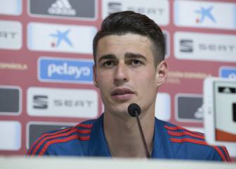 En directo, la comparecencia de Kepa antes de Portugal