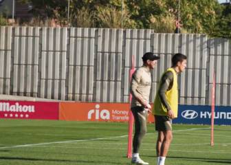 El Atlético entrena sin Thomas y a la espera de Torreira