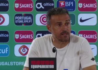 Rueda de prensa de Luis Enrique tras el Portugal-España