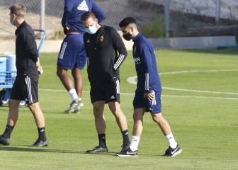 Bermejo es duda para el partido del domingo contra el Albacete