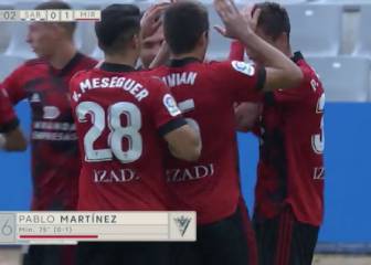 El Mirandés liquida al Sabadell en tres minutos