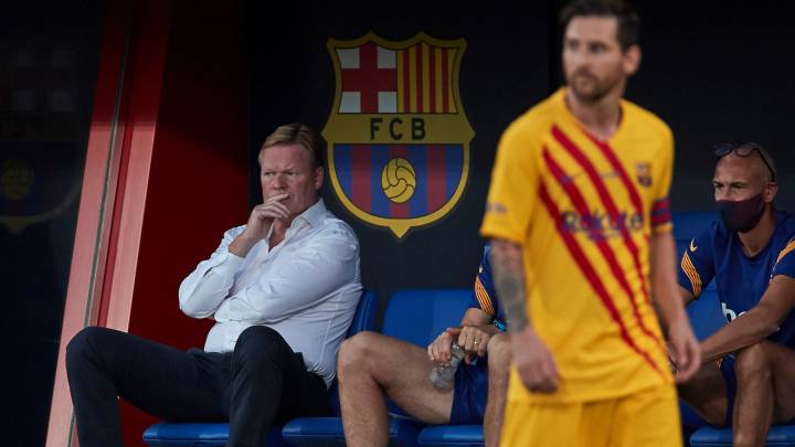 Koeman, conciliador: "Messi hace todo lo que espero de Ã©l"