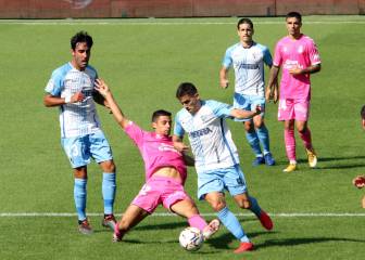 Las Palmas, que fue mejor con 10 jugadores, perdonó a un Málaga verde y sin ataque