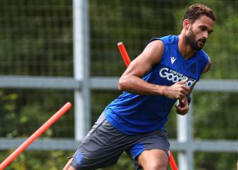 La Real entrena la técnica individual en Zubieta