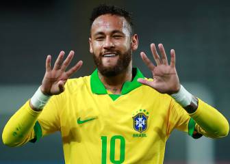 Neymar supera a Ronaldo con Brasil y está a 13 goles de Pelé