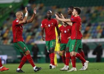 Diogo Jota hizo de Cristiano