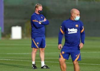 Trincao y Pjanic, las únicas ausencias en el entrenamiento