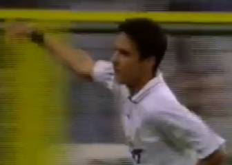 El primer hat-trick de Raúl en Champions League