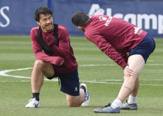 Okazaki será baja ante el Valladolid
