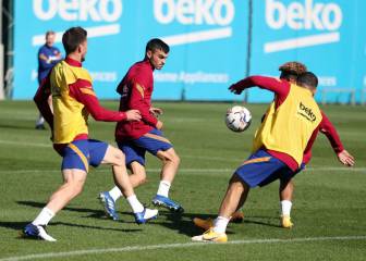 Trincao y Pjanic, las dos novedades del entrenamiento