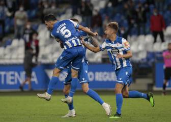 Bóveda le da al Depor un triunfo agónico ante el Salamanca