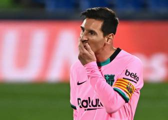 Messi, único titular sin entrenar