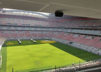 Unos retoques finales para completar el estadio Al-Bayt