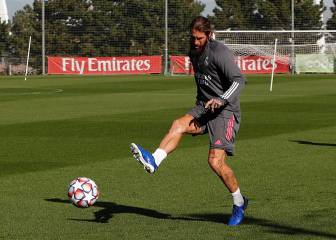 Sergio Ramos se entrena con vistas al debut en Champions