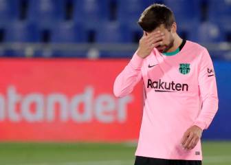 Los reproches de Piqué a la plantilla