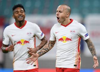 Angeliño, en racha: doblete con el Leipzig en la Champions