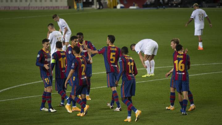 Aprobados y suspensos del Barça tras la manita al Ferencvaros