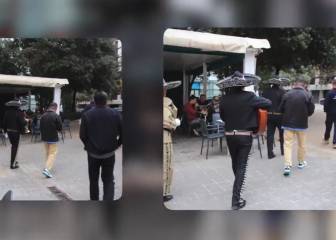 Aficionados del Valencia contratan a unos mariachis para perseguir ala directiva
